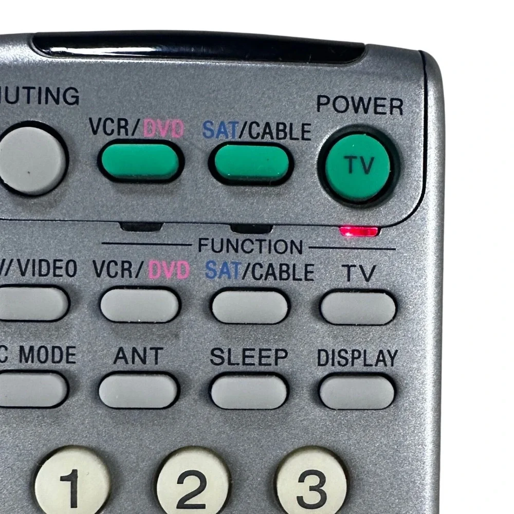 Sony RM-Y186 TV Remote Control Silver Universal Commander VCR DVD SAT Cable